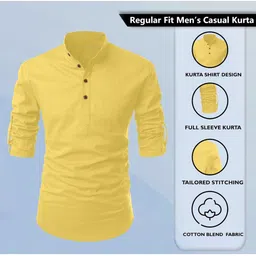 ZELINCO Men Thread Work Kurta image 2