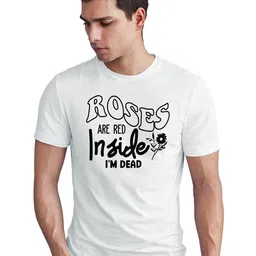 Seekbuylove Typography Printed Round Neck Bio Finish Pure Cotton T-shirt-picture-16