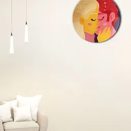 THE QUIRKY HOME White & Pink Printed Ceramic Wall Plate image 3