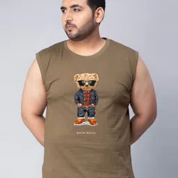 Toodle Plus Men Plus Size Printed Sleeveless Vest T-Shirt-picture-12