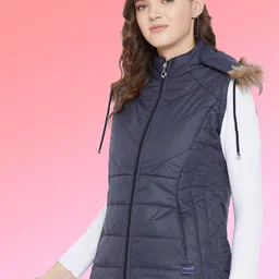 VERO AMORE Hooded Lightweight Sleeveless Padded Jacket image 2
