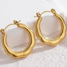 STYLEKRAFT Unisex Rose Gold Earrings-picture-14