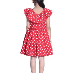 Shahina Fashion Girls Polka Dot Print Mini Frock image 2