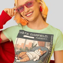 Tee Fusion Women Printed Slim Fit T-shirt-picture-15