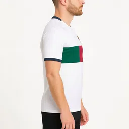 dostitch Men Cristiano Ronaldo Colourblocked Dri-FIT T-shirt image 3