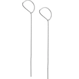 VANBELLE 925 Sterling Silver Rhodium Plated Contemporary Drop Earring image 5