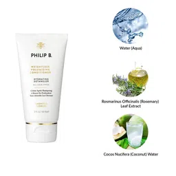 Philip B Weightless Volumizing Hydrating Detangler Conditioner-60ml image 3