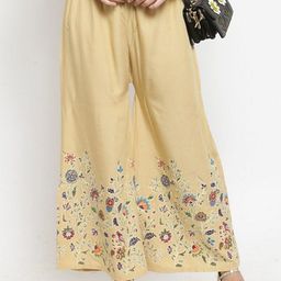 SRISARAS Women Printed Pleated Trousers-picture-22