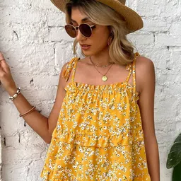 Stylecast X Slyck Floral Print Layered Top-image-39