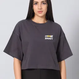 Besick Women Typography Printed T-shirt-picture-22