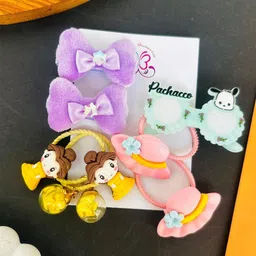 Radhya Accessories Women Set of 6 Ponytail Holders-picture-22