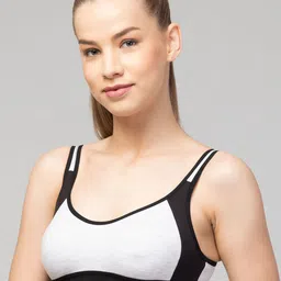 Apraa & Parma Cotton Full Coverage Non Padded Seamless Sports Bra image 2