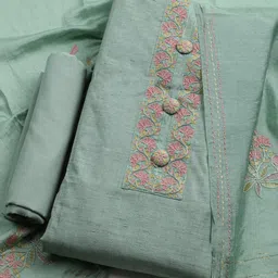Meena Bazaar Women Embroidered Unstitched Dress Material-picture-49