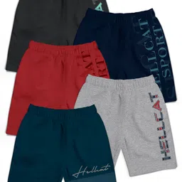 HELLCAT Boys Typography Printed Shorts-picture-42
