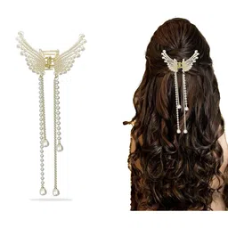 MADHAVWATCH Women Butterfly Shape Clutcher Claw Clip Hair Accessory image 5