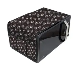 The Furnishing Tree Waterproof & Dustproof PVC Microwave Oven Top Cover with 6 Utility Pockets Flor-picture-34