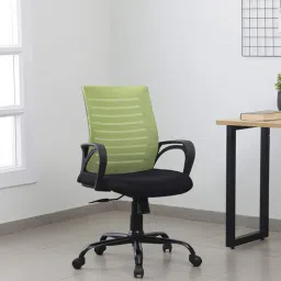 green soul Atom Breathable Mesh Ergonomic Chair in Black & Green Colour-picture-30