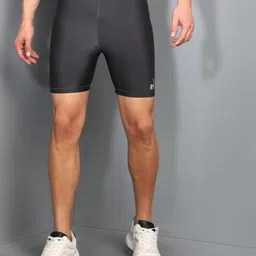 pace international Solid Men Grey Tights image 1