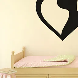 LANSTICK Black Printed Dog Love Wall Stickers image 3