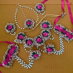 craftsai exports Women Pink Jewellery Set-picture-15