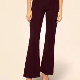 TOONKY Women Smart Regular Fit High-Rise Trousers-picture-20