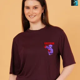 Kushi Flyer Women Pack of 2 Graphic Printed Round Neck T-shirts-picture-21