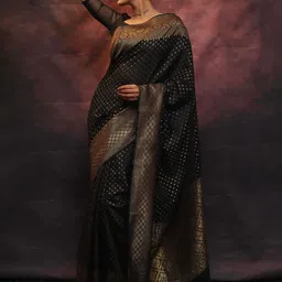 AVANTIKA FASHION Ethnic Motifs Woven Design Zari Kanjeevaram Saree image 4