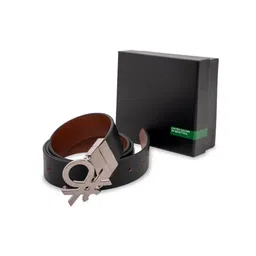 United Colors of Benetton Men Leather Reversible Formal Belt-image-37