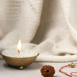 Gemsmantra Brown Wooden 13 Mukhi Rudraksha Nepali With Pendant image 2