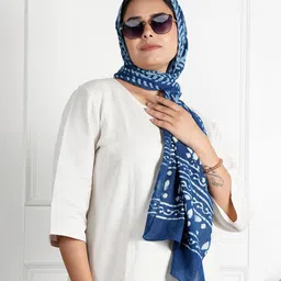 Style Shoes Printed Pure Cotton Stole image 4