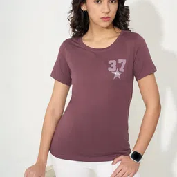 Ajile by Pantaloons Women Typography Printed T-shirt-picture-23