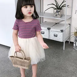 INCLUD Striped Fit & Flare Dress-picture-31