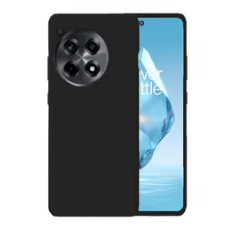 LIRAMARK Solid OnePlus 12 5G Liquid Silicone Soft Back Case-picture-27
