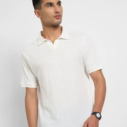 Peregrine by Pantaloons Men Polo Collar Pockets Slim Fit T-shirt-picture-23