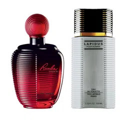 Ted Lapidus Rumba Passion & Pour Homme Set Of 2 Eau De Toilette - 100ml Each-image-7