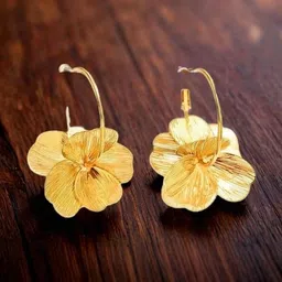 Anouk Floral Hoop Earrings image 5