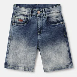 Blue Giraffe Boys Denim Shorts-image-89