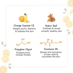 keya seth aromatherapy Orange Gel, Vitamin C, Natural Exfoliation, Brightening Face & Body Scrub image 4