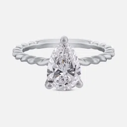 Crash.Club By CKC 18kt White Gold Diamond Studded Ring - 3.25 g image 2