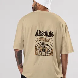 Moda Rapido Men Printed Drop-Shoulder Sleeves Oversized T-shirt-picture-30