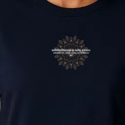 Anikmart Abstract Printed Round Neck Pure Cotton T-shirt image 5