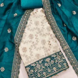 SYS Brand - Shop Your Style Embroidered Unstitched Dress Material image 3