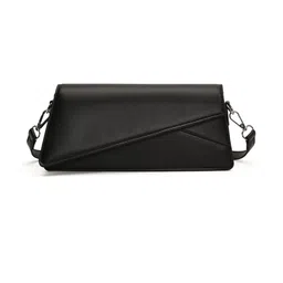 CORSICA Black PU Structured Satchel-picture-12