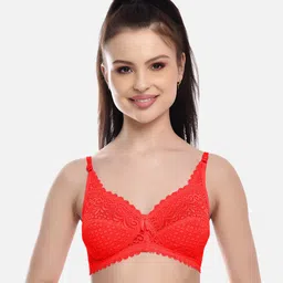 FIMS Pack Of 2 Floral Lace Full Coverage All Day Comfort Rapid-Dry Bralette image 2