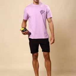 THEFITTHEORY Men Typography Printed Dri-FIT T-shirt image 2