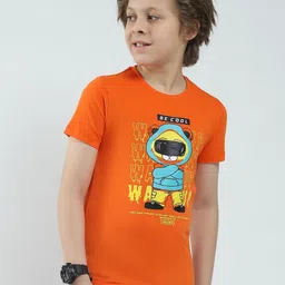 Monte Carlo Boys Typography 2 Printed Pure Cotton Applique T-shirt image 2