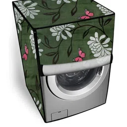 The Furnishing Tree Coffee Brown PVC Washing Machine Covers-picture-14