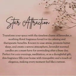 Earthly Edges Pink Scented Candle image 2