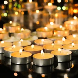 kicksity Tealight Candles for Diwali/Smokeless & Dripless Candle4-Hour Long Burning Time Candle-picture-24