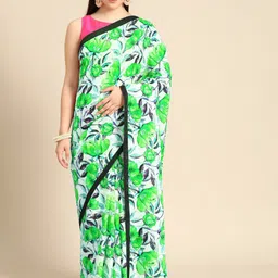 BUTA BUTI Floral Printed Pure Cotton Saree-picture-11